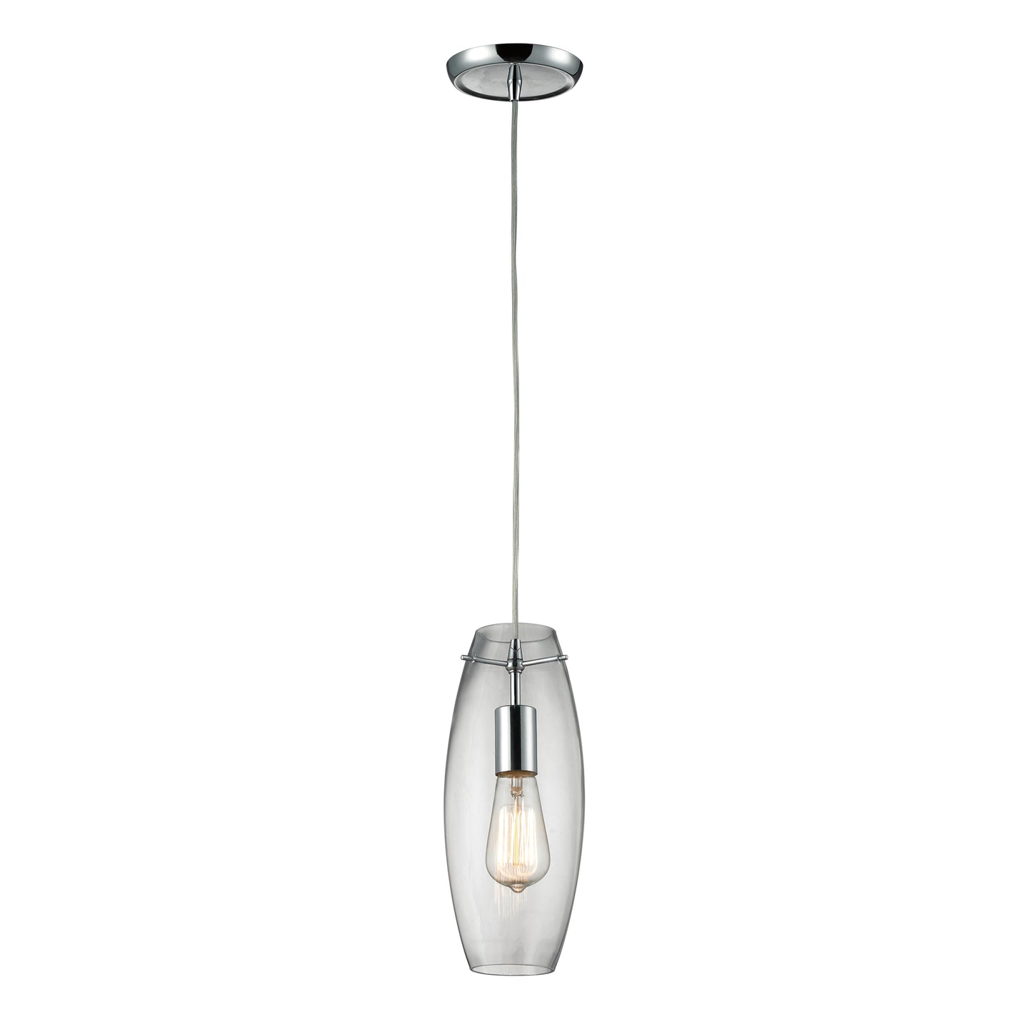 Menlow Park 5'' Wide 1-Light Mini Pendant - Polished Chrome