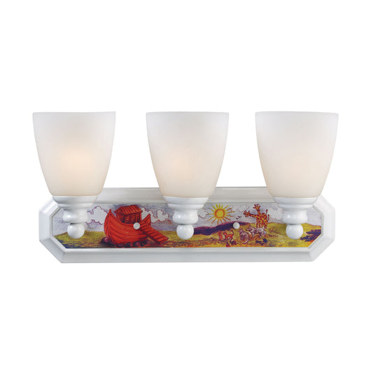 Kidshine 18'' Wide 3-Light Vanity Light - White