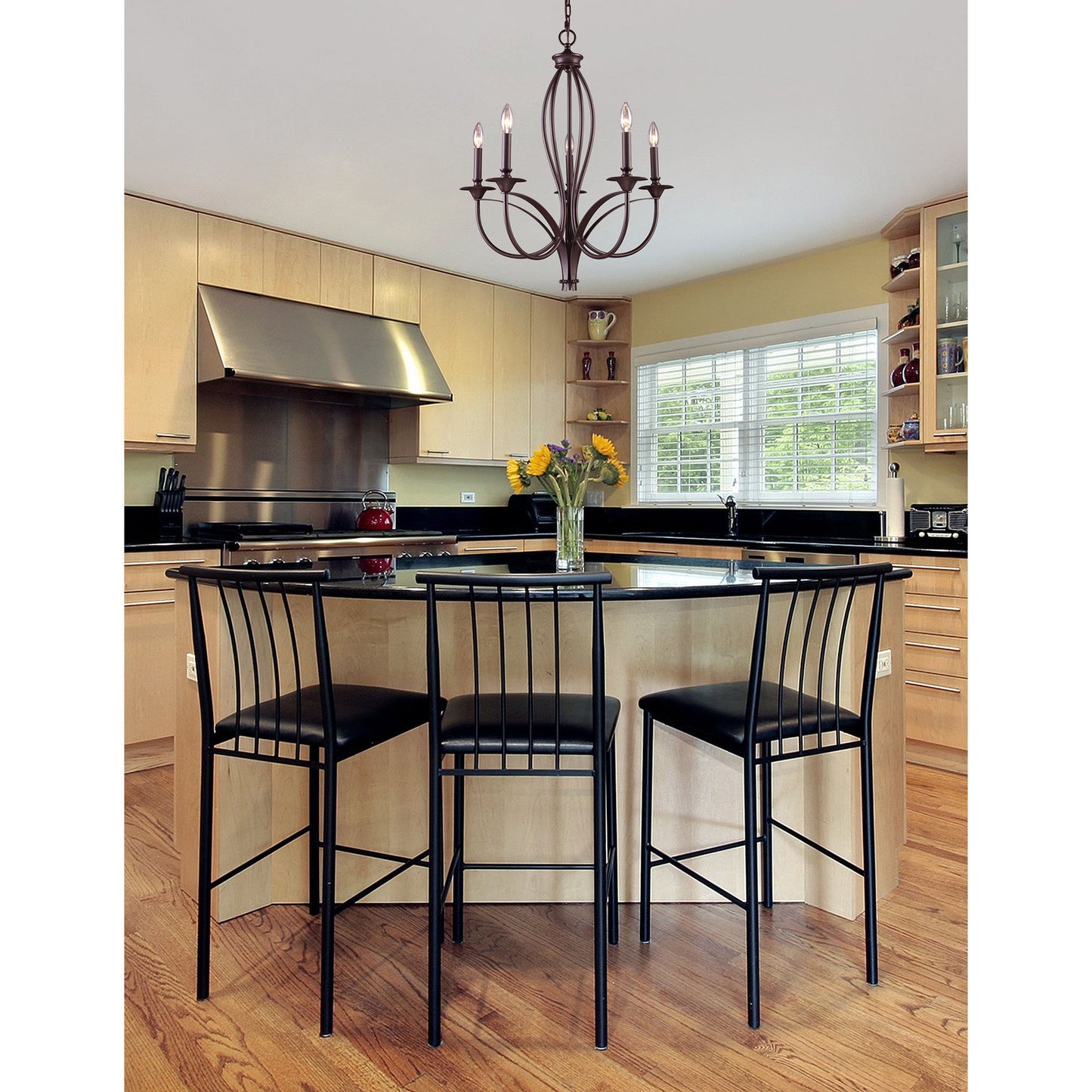 Medford 26'' Wide 5-Light Chandelier - Oiled Bronze