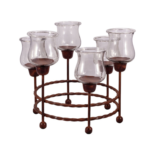 Rodeo Candleholder - Rustic