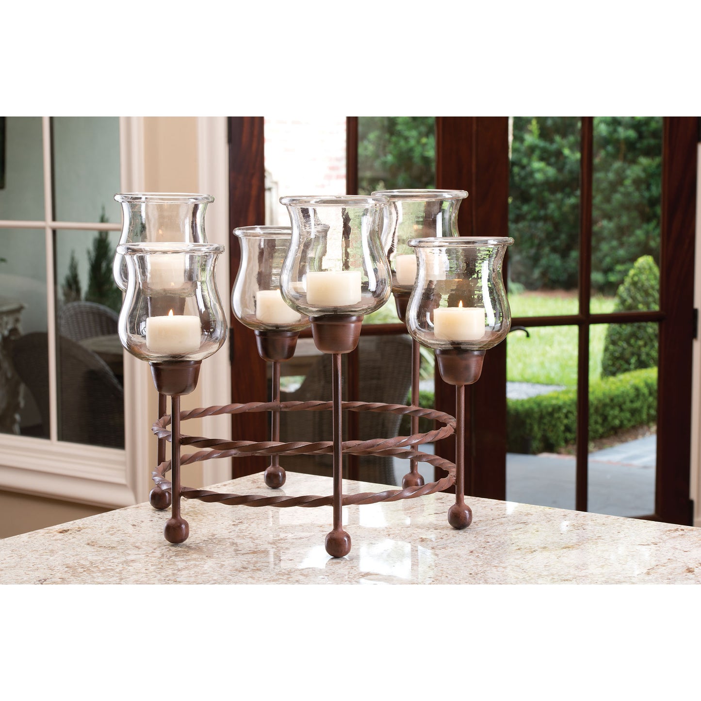 Rodeo Candleholder - Rustic