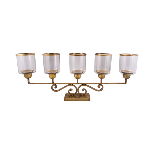 Hacienda Candleholder - Antique Brass