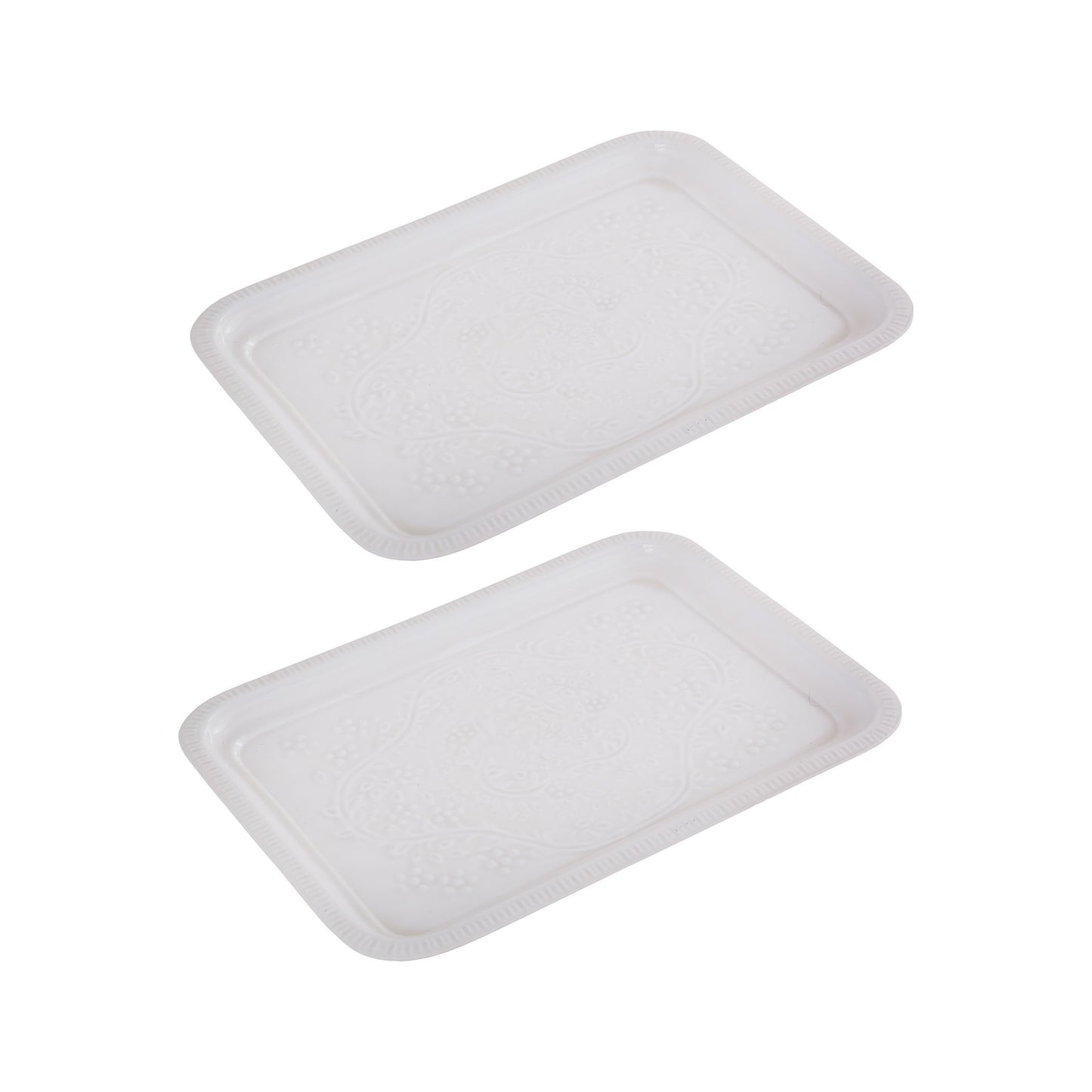 Marquette Tray - White Set of 2