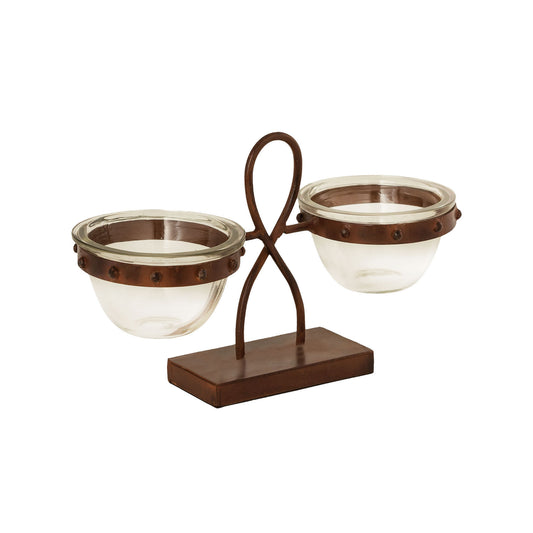Lasson Candleholder - Rustic