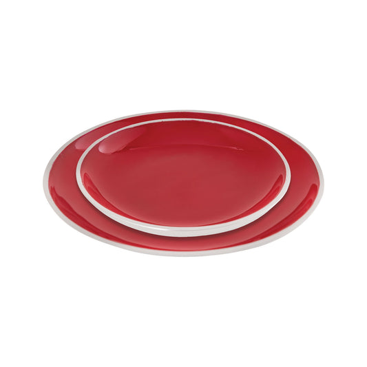 Cerise Tray - Set of 2 Red