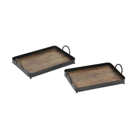 Gerrard Tray - Set of 2 Natural