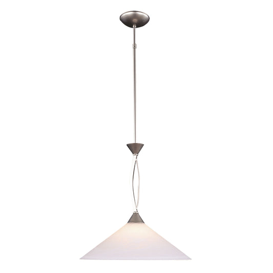 Elysburg 16'' Wide 1-Light Pendant - Satin Nickel