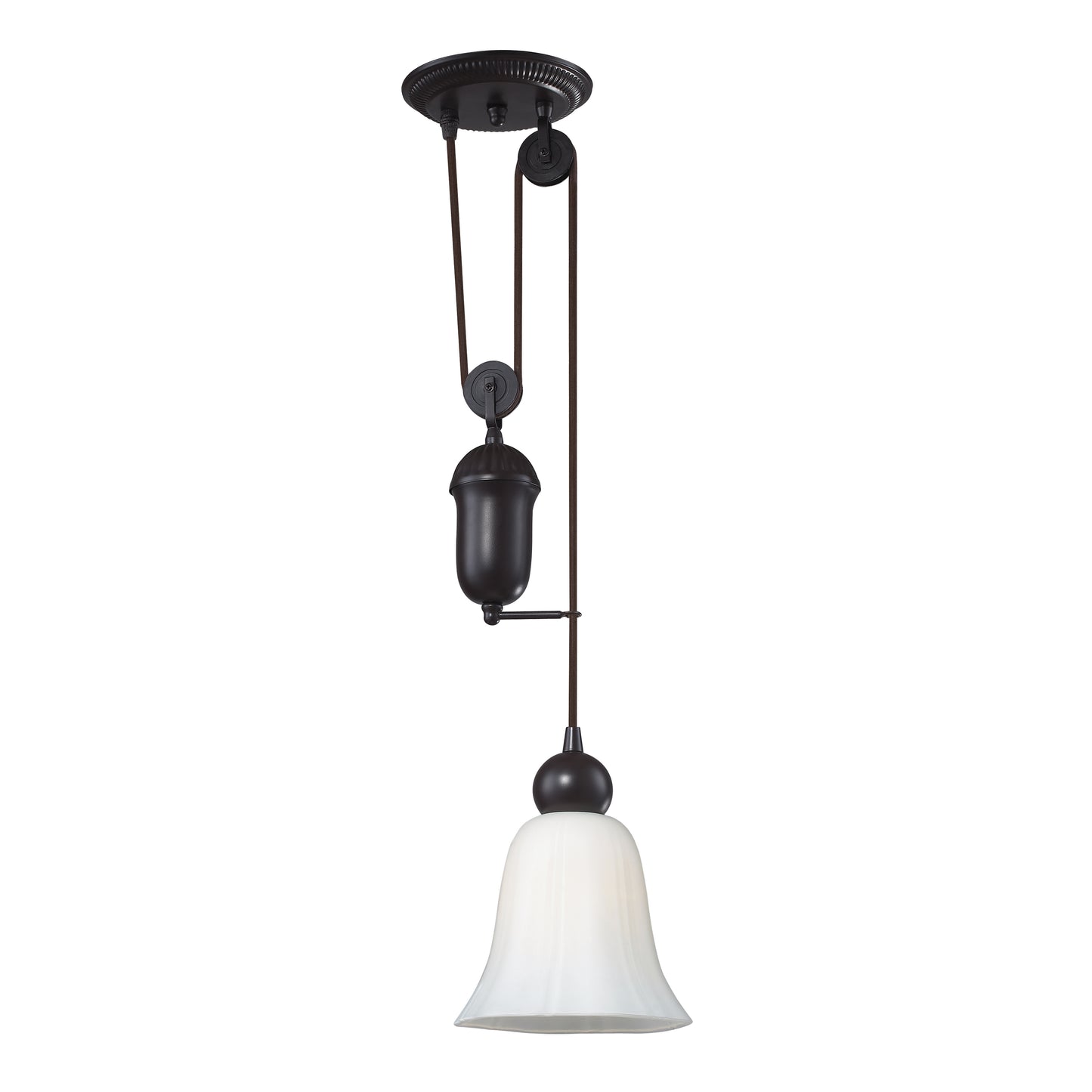 Farmhouse 7'' Wide 1-Light Mini Pendant - Oiled Bronze