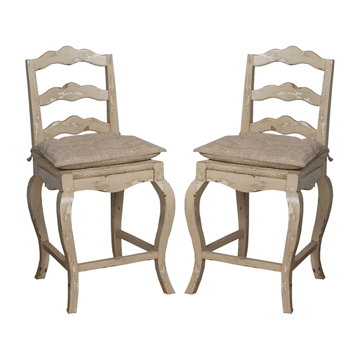 French Provencal Counter Stool