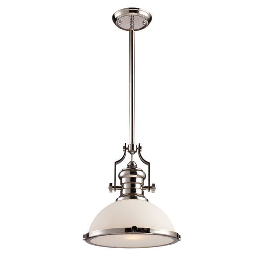 Chadwick 13'' Wide 1-Light Pendant - Polished Nickel