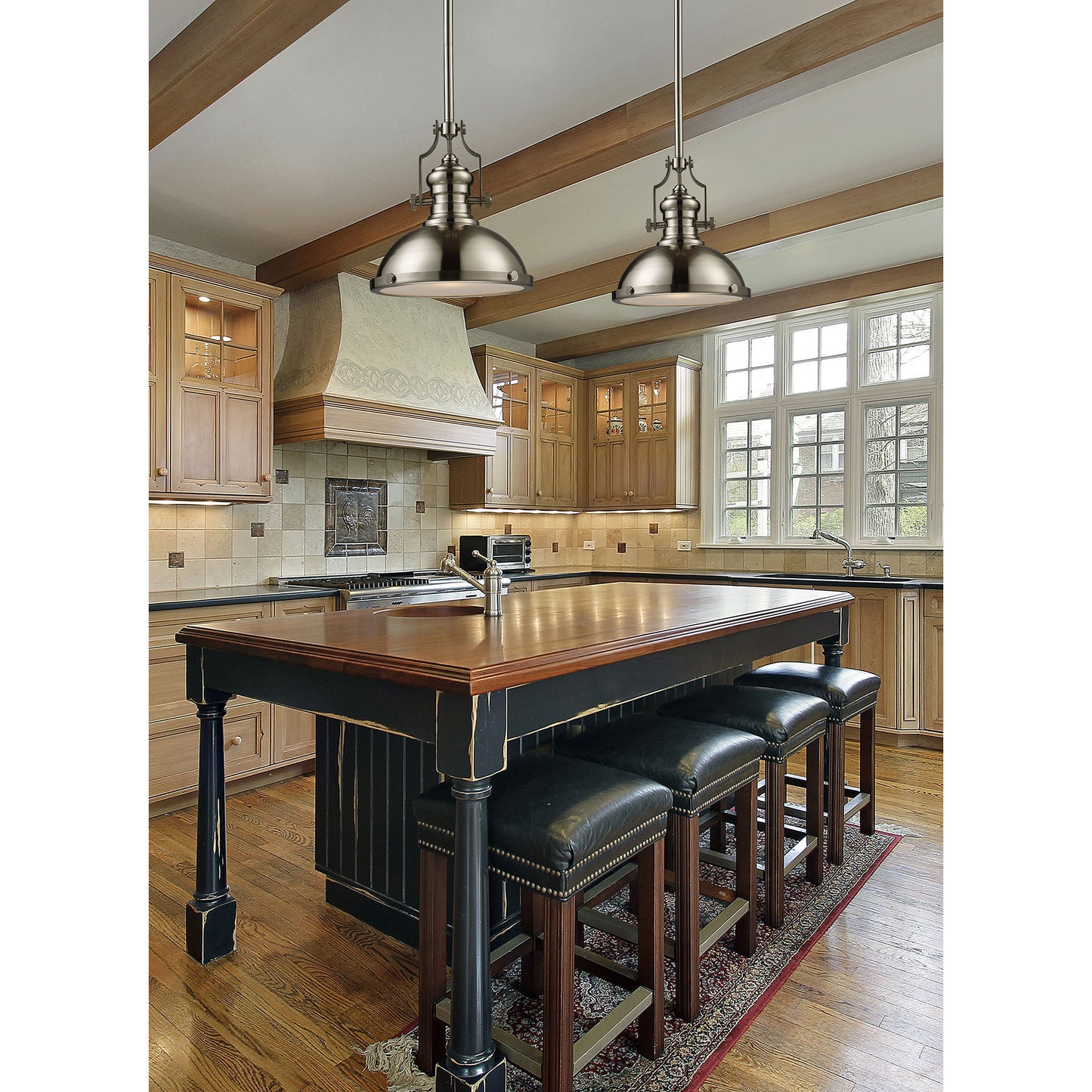 Chadwick 13'' Wide 1-Light Pendant - Satin Nickel
