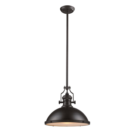 Chadwick 17'' Wide 1-Light Pendant - Oiled Bronze