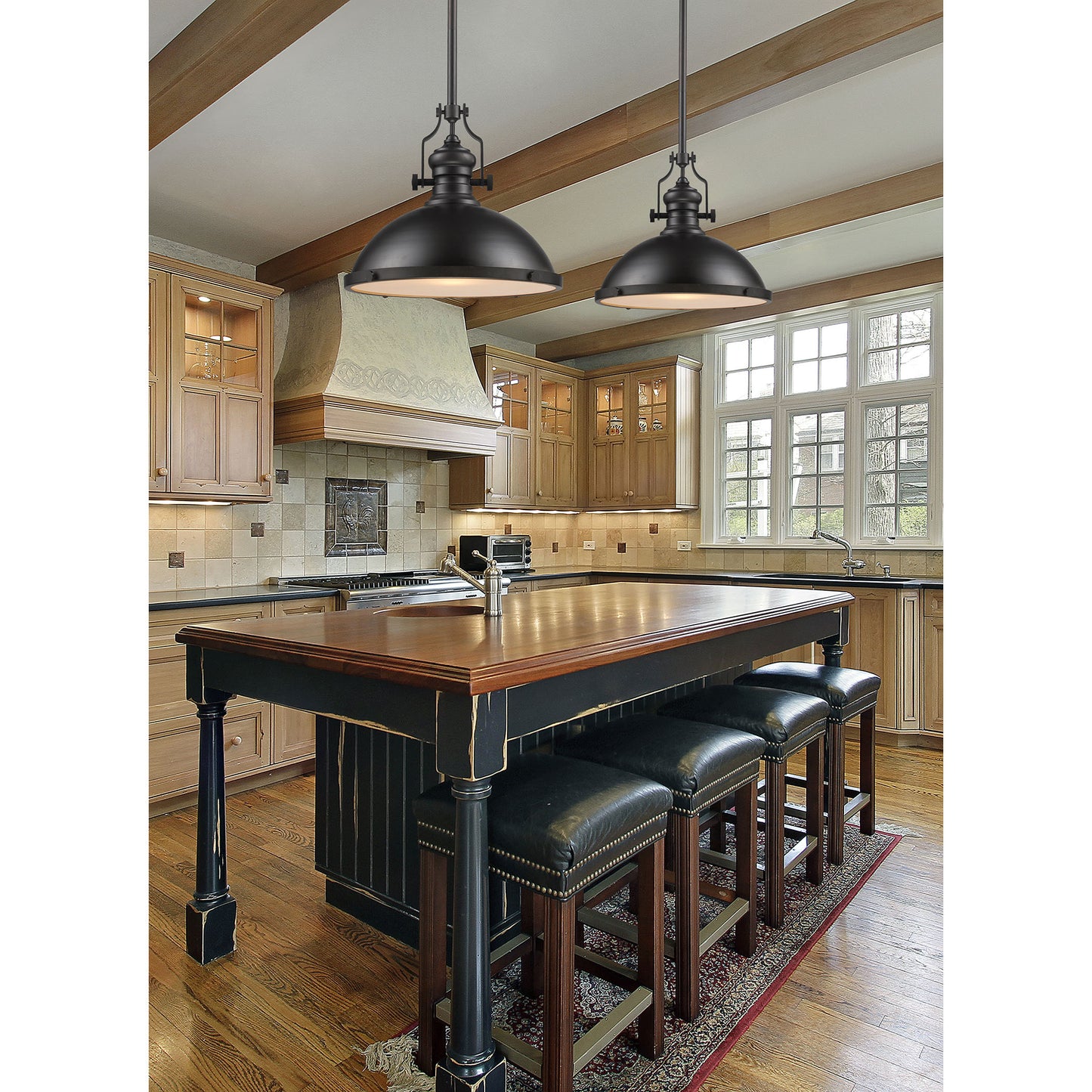 Chadwick 17'' Wide 1-Light Pendant - Oiled Bronze