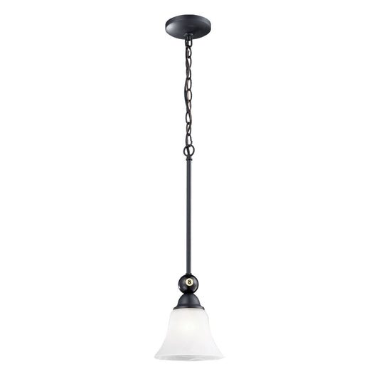 Designer Classics 7'' Wide 1-Light Mini Pendant - Matte Black