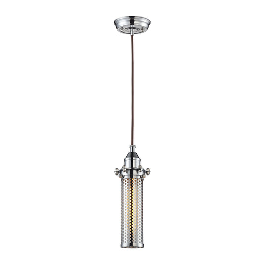 Fulton 4'' Wide 1-Light Mini Pendant - Polished Chrome