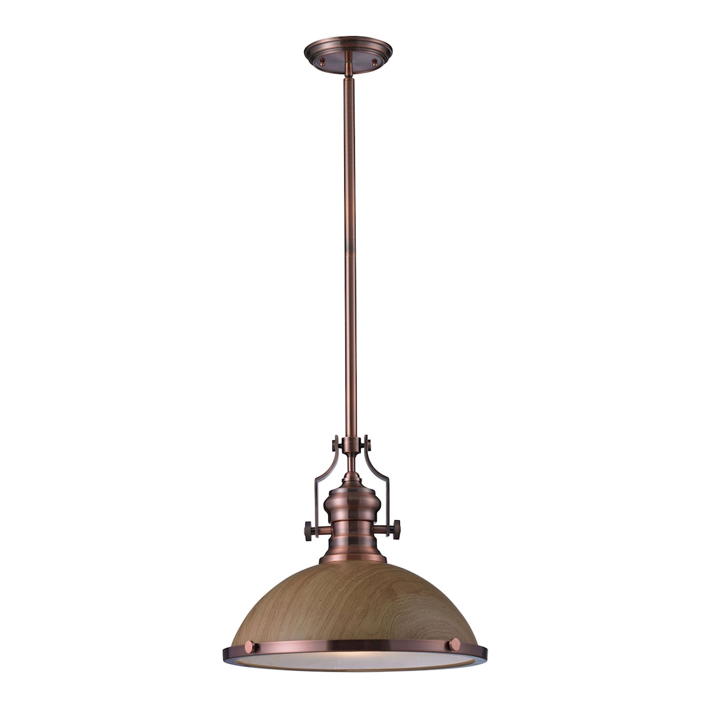 Chadwick 17'' Wide 1-Light Pendant - Antique Copper