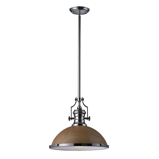 Chadwick 17'' Wide 1-Light Pendant - Polished Nickel