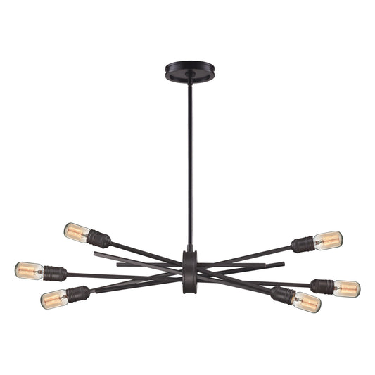 Xenia 31'' Wide 6-Light Chandelier - Oil Rubbed Bronze