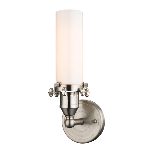 Fulton 12'' High 1-Light Sconce - Satin Nickel