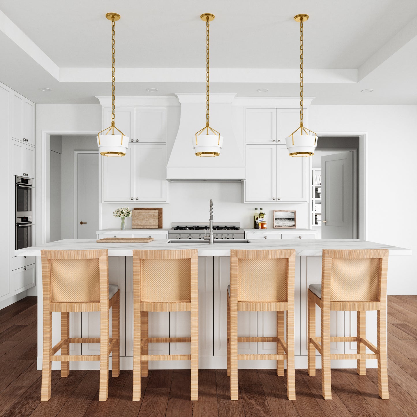 Marin 10.5'' Wide 1-Light Pendant - Satin Brass