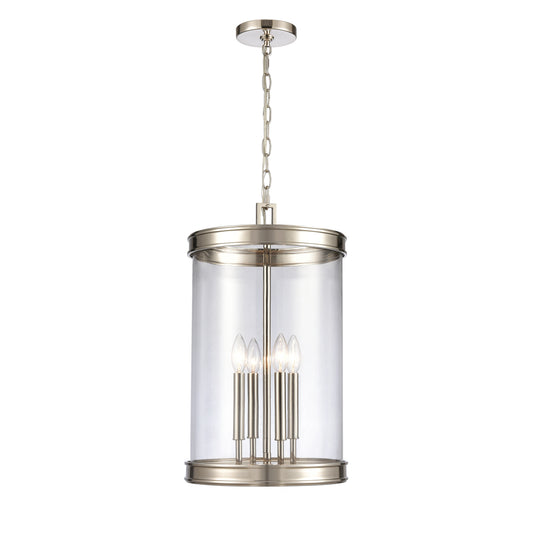 Mendoza 12.75'' Wide 4-Light Pendant - Polished Nickel