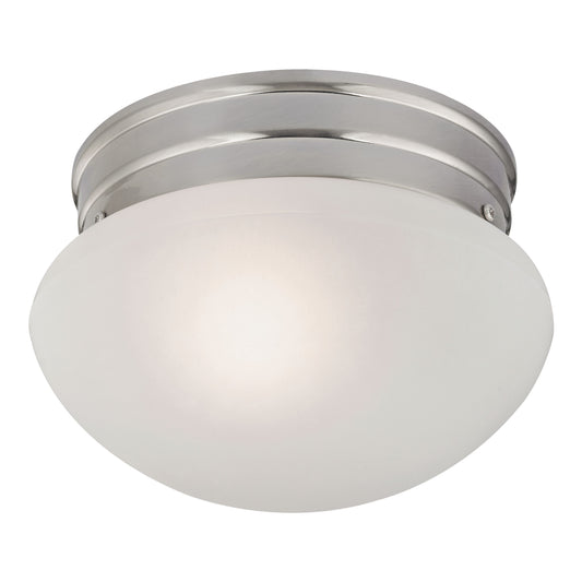 Elowen 8'' Wide 1-Light Flush Mount - Brushed Nickel
