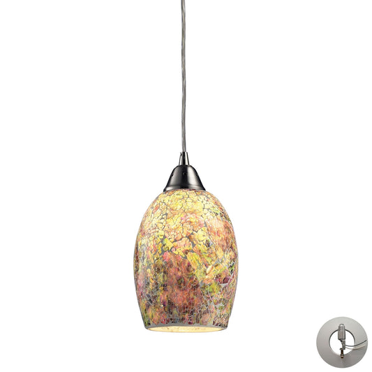 Avalon 5'' Wide 1-Light Mini Pendant - Satin Nickel - Includes Adapter Kit