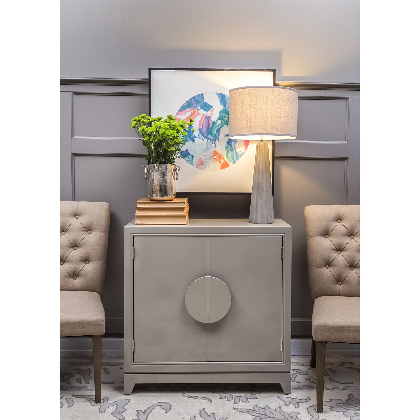 Castlestone 30.5'' High 1-Light Table Lamp - Polished Concrete