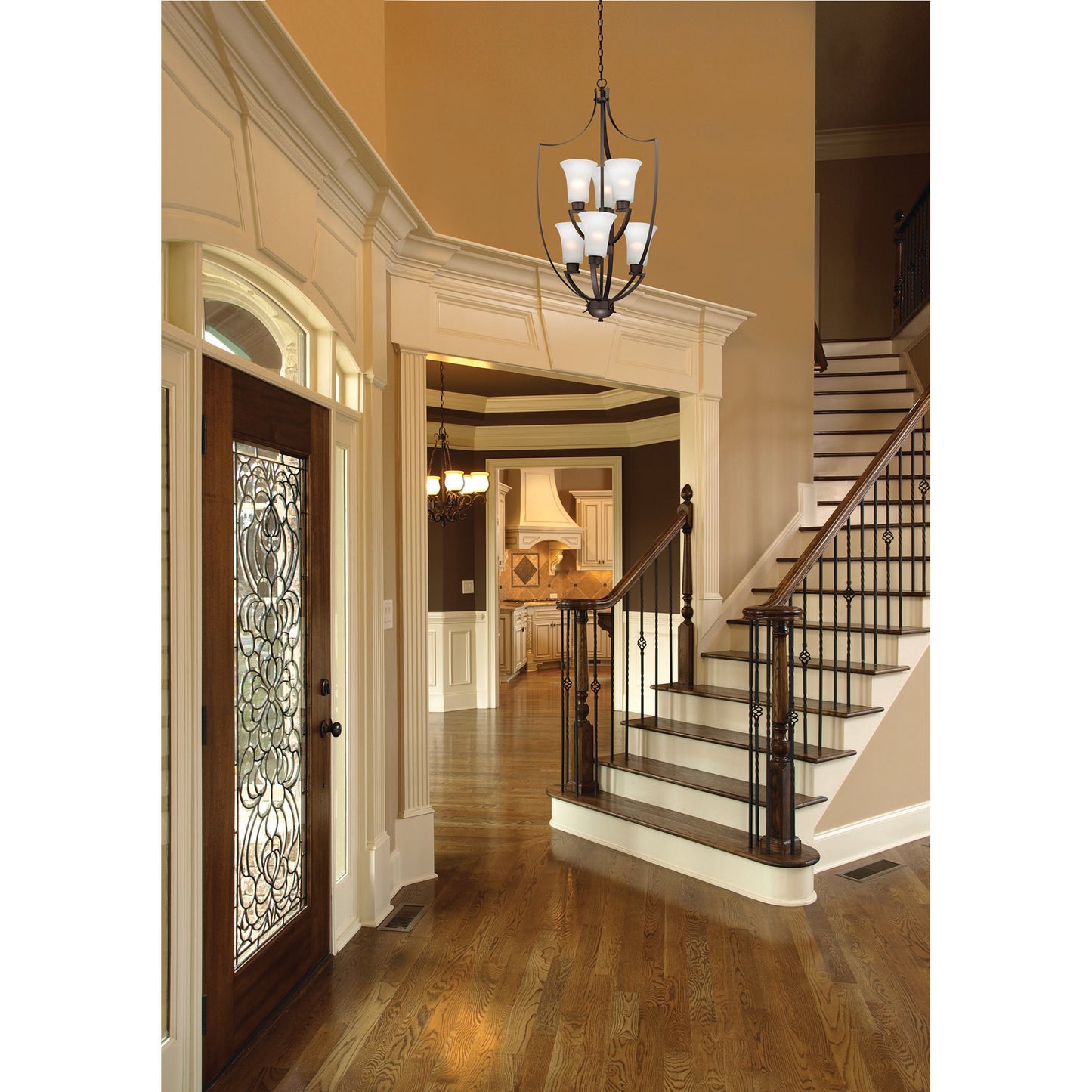 Foyer 21'' Wide 6-Light Chandelier - Oil Rubbed Bronze