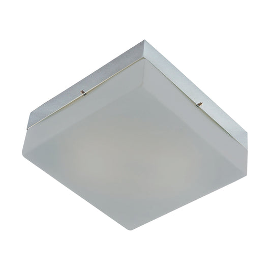 9'' Wide 2-Light Flush Mount - Chrome