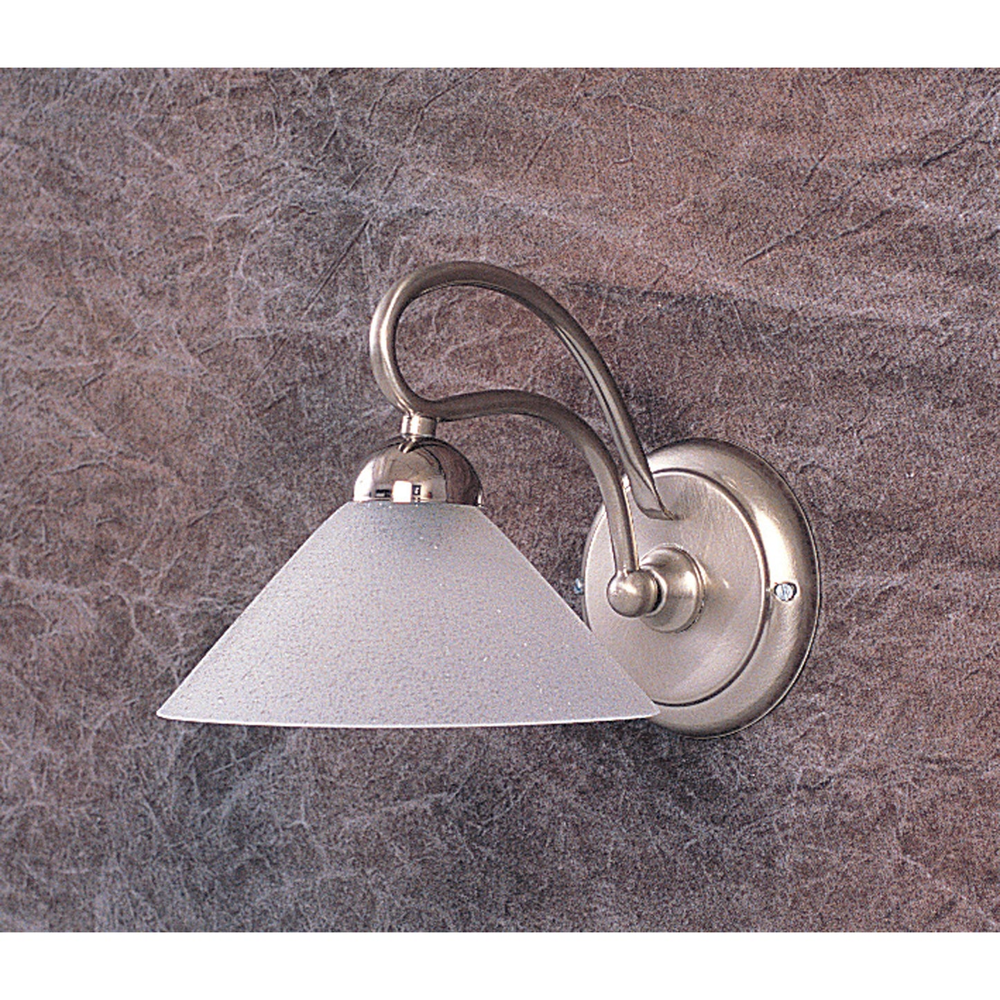 7'' Wide 1-Light Mini Pendant - Satin Nickel with Satin Glass