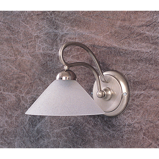 7'' Wide 1-Light Mini Pendant - Satin Nickel with Satin Glass