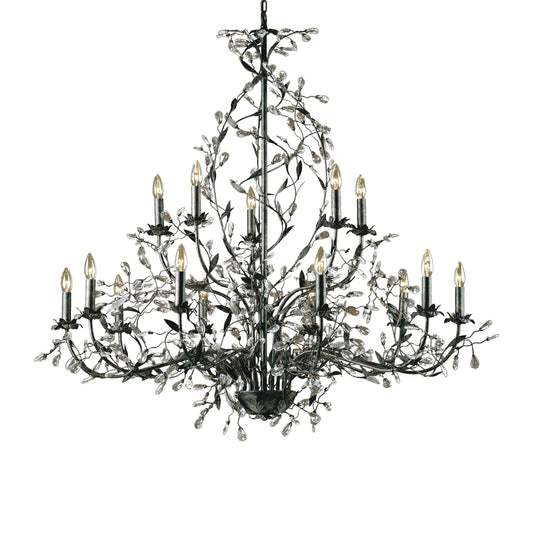 Circeo 54'' Wide 15-Light Chandelier - Deep Rust