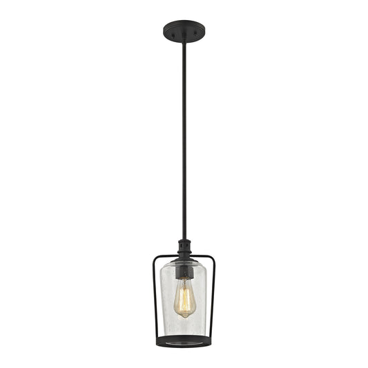 Hamel 7'' Wide 1-Light Mini Pendant - Oil Rubbed Bronze - Includes Adapter Kit