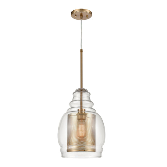 Herndon 11'' Wide 1-Light Pendant - Antique Gold
