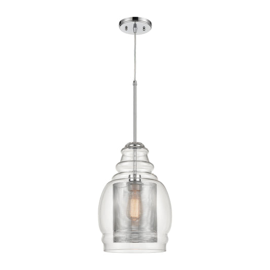 Herndon 11'' Wide 1-Light Pendant - Polished Chrome