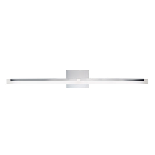Double L Sconce Linear 36'' Wide Integrated LED Vanity Light - Chrome