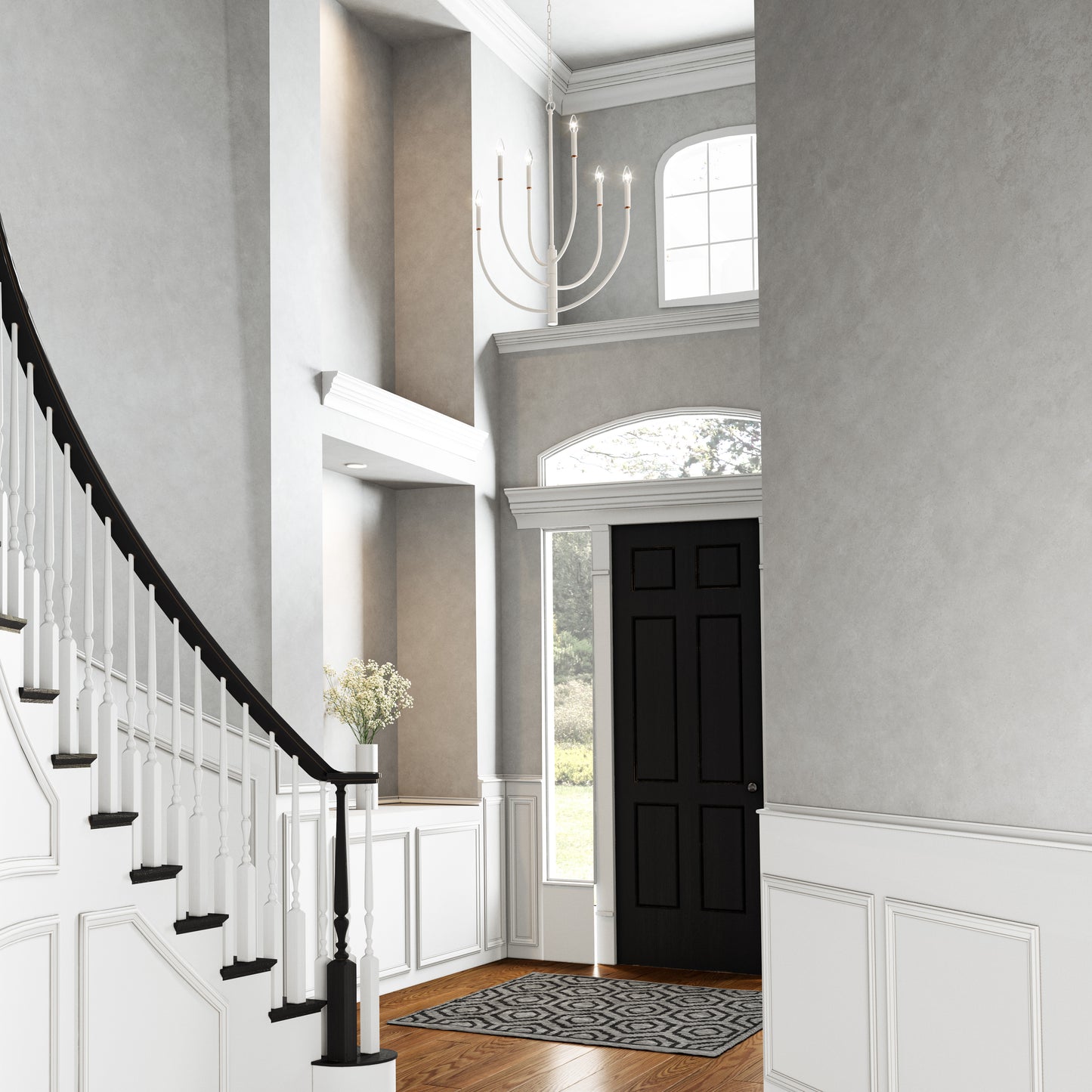 Continuance 30'' Wide 6-Light Chandelier - White Coral