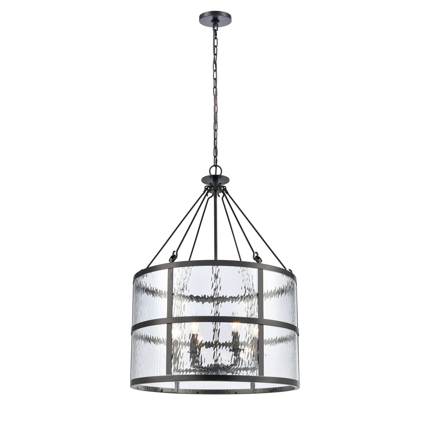 Solace 24'' Wide 6-Light Chandelier - Matte Black