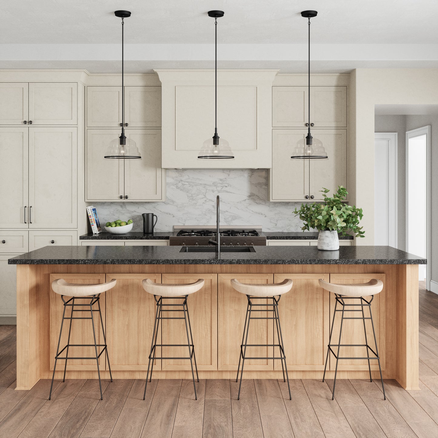 Boyer 11'' Wide 1-Light Pendant - Matte Black