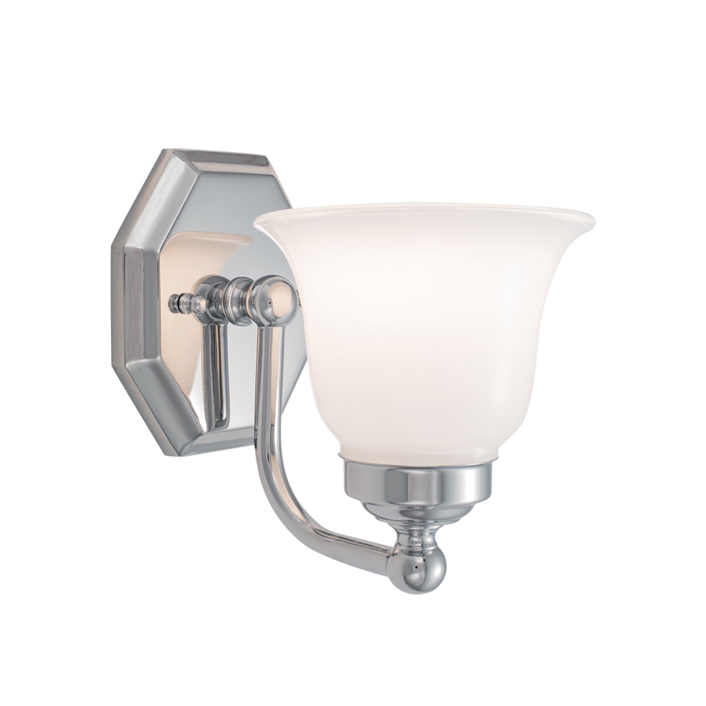 Trevi 7'' High 1-Light Sconce - Chrome