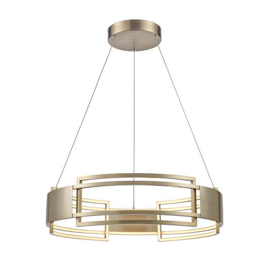 Fashionista 24'' Wide Integrated LED Chandelier - Bronze