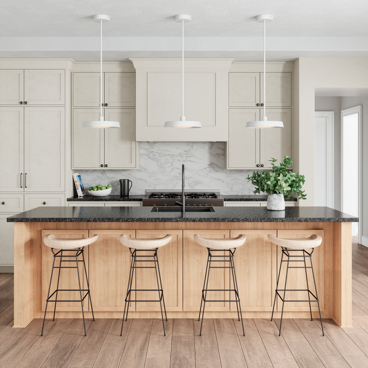 Nancy 11.75'' Wide Integrated LED Pendant - Matte White
