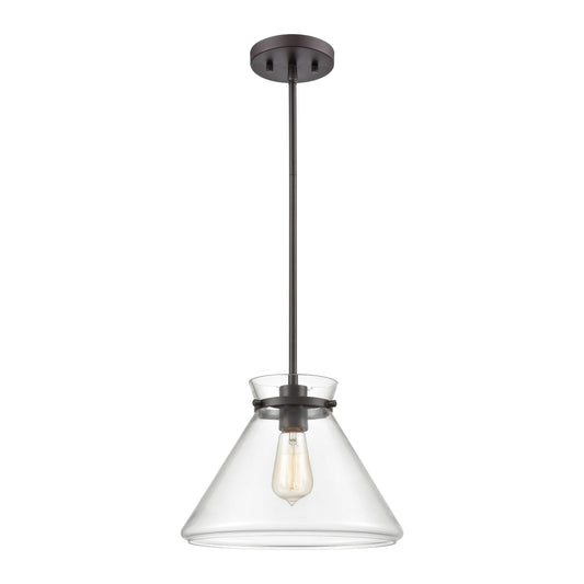Mickley 12'' Wide 1-Light Mini Pendant - Oil Rubbed Bronze