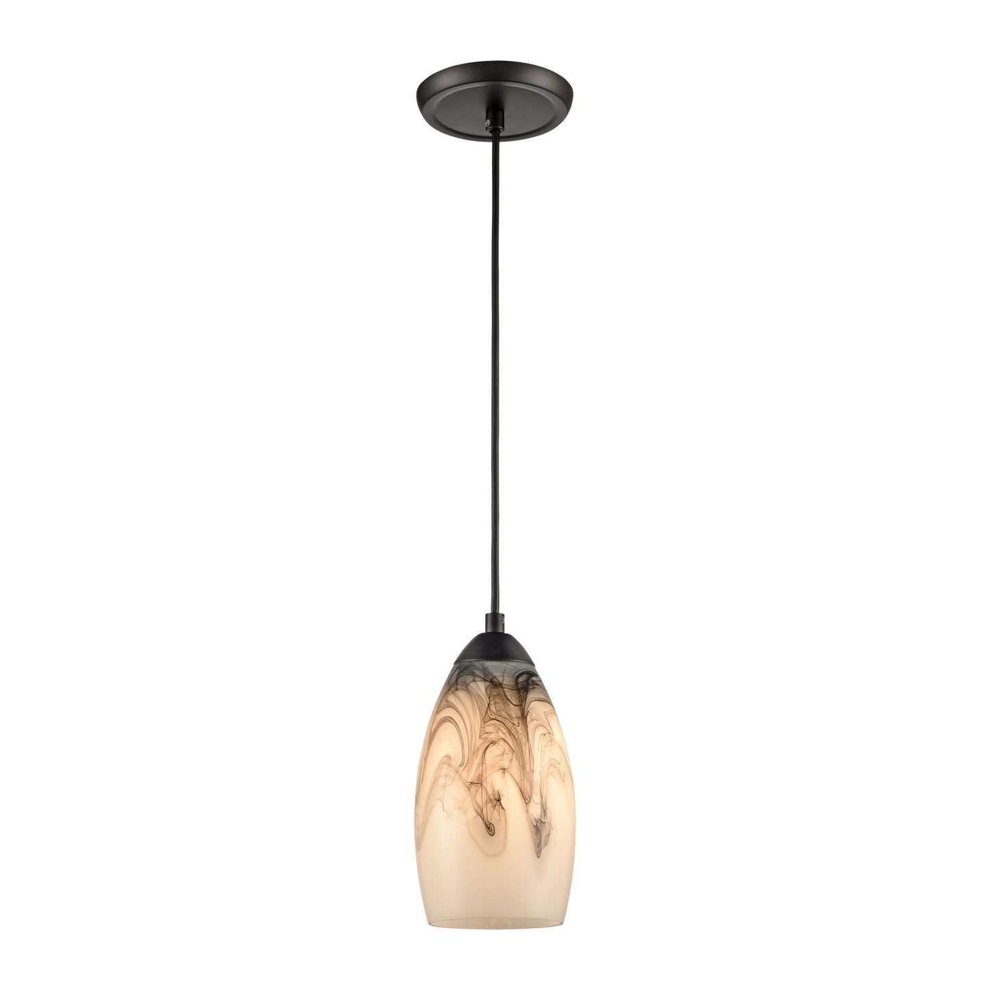 Corey 5'' Wide 1-Light Pendant - Matte Black