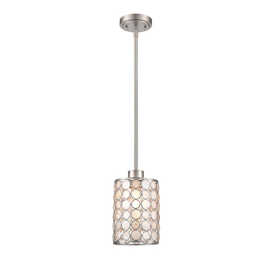 Sagamore 6'' Wide 1-Light Mini Pendant - Brushed Nickel