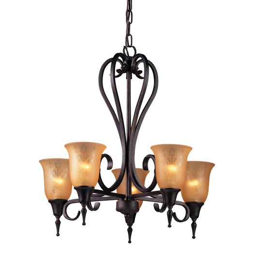 Hemingway 27'' Wide 5-Light Chandelier - Dusk
