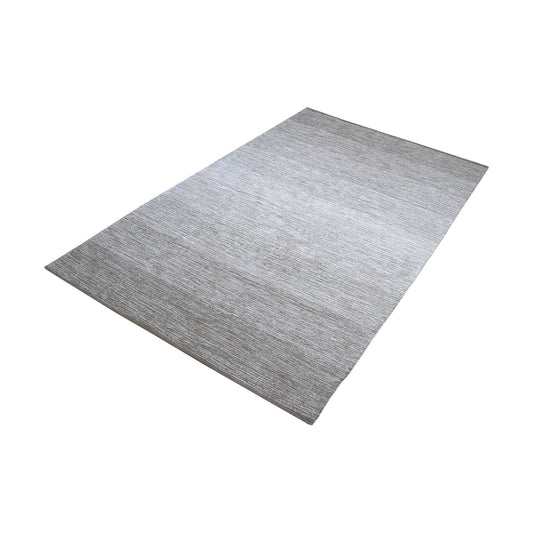 Delight Handmade Cotton Rug 31x96 - Gray