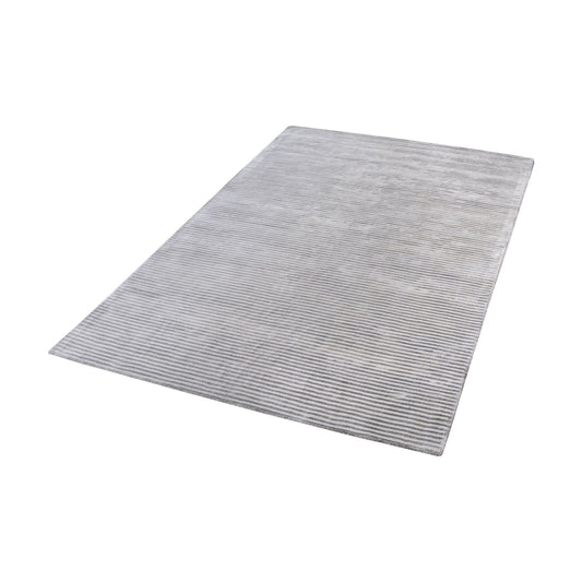 Logan Handwoven Viscose Rug 36x60 - Silver