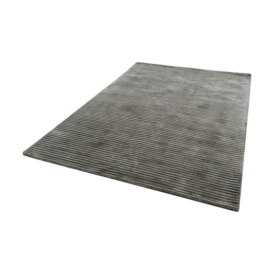 Logan Handwoven Viscose Rug 36x60 - Dark Gray